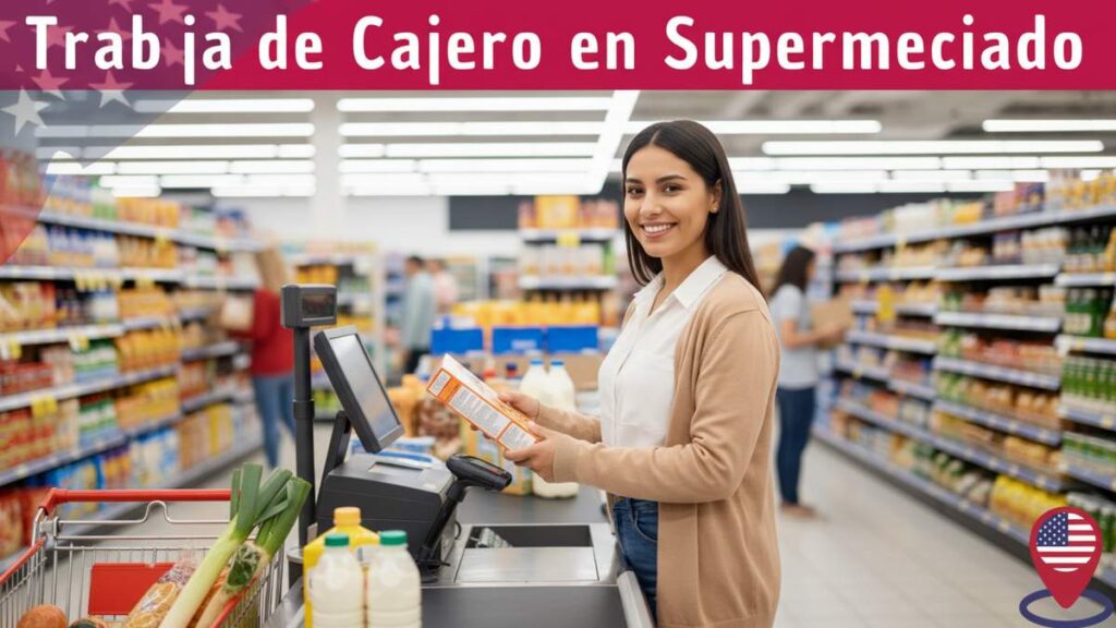Trabaja de Cajero en Supermercado
